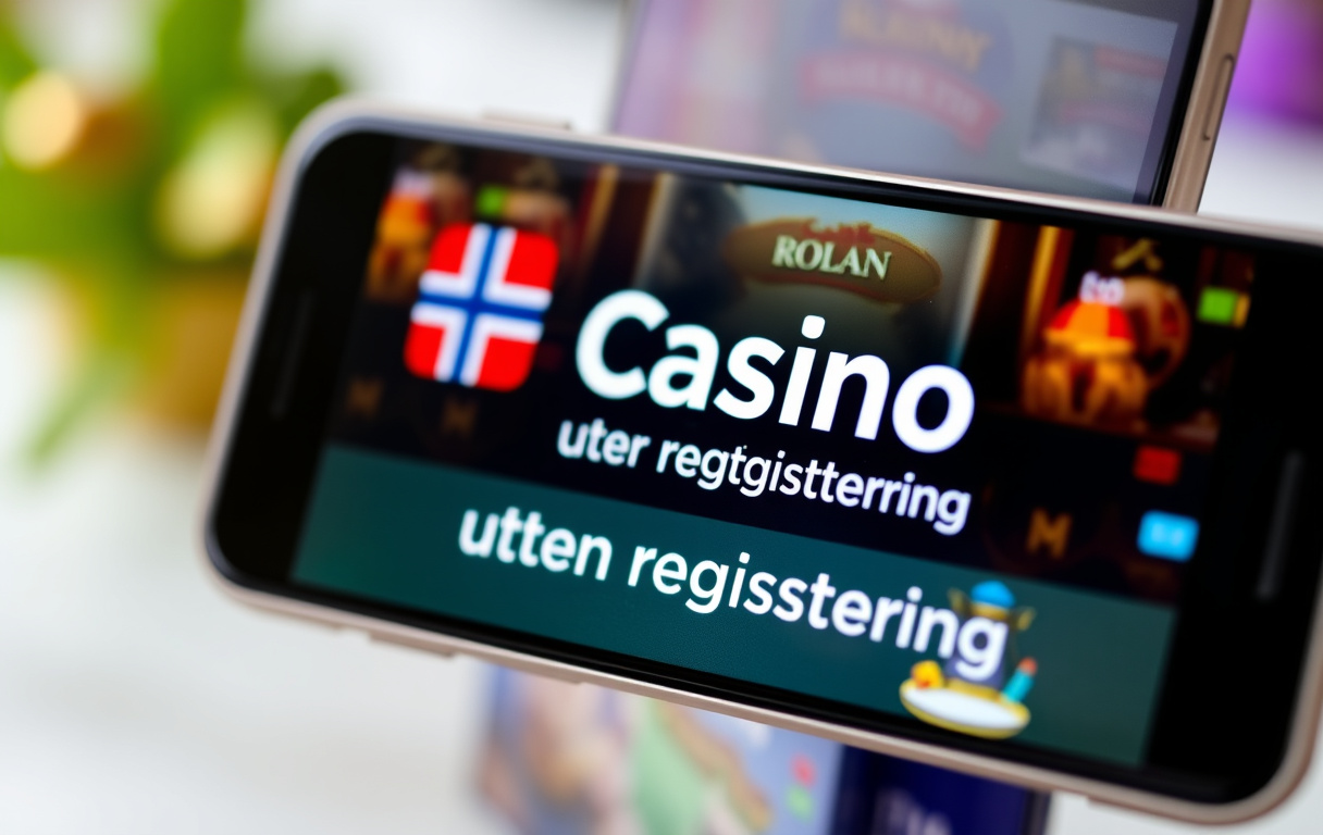 Smarttelefon med casino uten registrering og norsk flagg
